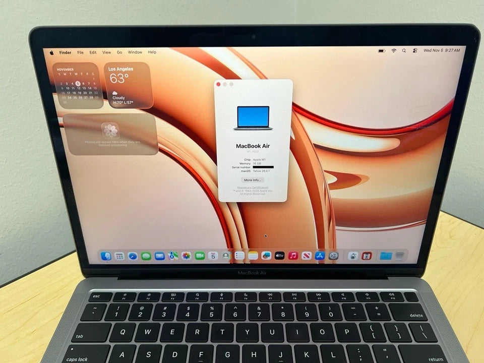 MacBook Air 13" (M1, 2020) 512GB SSD / 16GB RAM