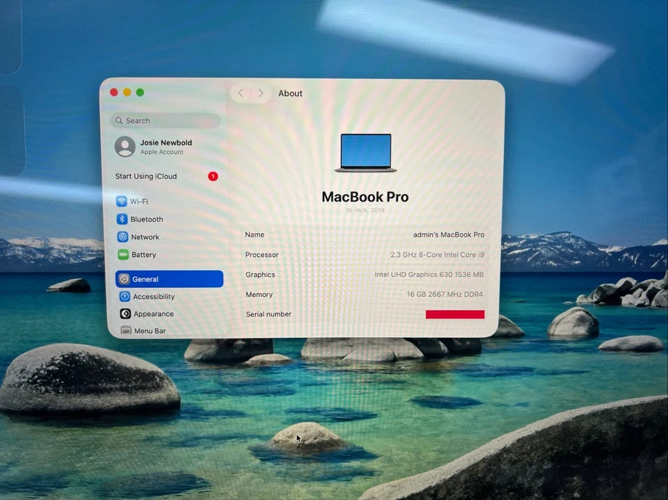 MacBook Pro 16" (2019) 1TB SSD / 16GB RAM